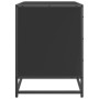 Cajonera de madera contrachapada negro 70x41x56 cm de , Cajoneras - Ref: Foro24-849074, Precio: 92,86 €, Descuento: %