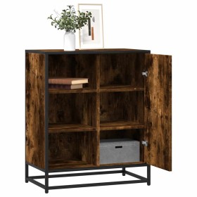 Aparador de madera de ingeniería roble ahumado 62x35x76 cm von , Sideboards - Ref: Foro24-848996, Preis: 80,24 €, Rabatt: %