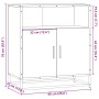 Aparador madera ingeniería roble marrón 68x35x76 cm von , Sideboards - Ref: Foro24-849003, Preis: 80,43 €, Rabatt: %