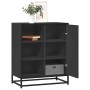 Aparador de madera de ingeniería negro 62x35x76 cm von , Sideboards - Ref: Foro24-848994, Preis: 81,48 €, Rabatt: %