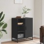 Aparador de madera de ingeniería negro 62x35x76 cm von , Sideboards - Ref: Foro24-848994, Preis: 81,48 €, Rabatt: %
