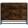 Cómoda de madera contrachapada roble ahumado 70x41x56 cm by , Drawers - Ref: Foro24-849076, Price: 93,62 €, Discount: %