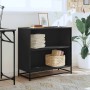Estantería madera ingeniería negra 80,5x35x76 cm von , Bücherregale und Regale - Ref: Foro24-849104, Preis: 76,98 €, Rabatt: %