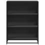 Estantería madera ingeniería negra 80,5x35x107,5 cm by , Bookcases and shelves - Ref: Foro24-849119, Price: 100,21 €, Discoun...