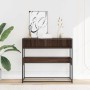 Mesa consola madera de ingeniería marrón roble 90x35x80 cm von , Seitentische - Ref: Foro24-849173, Preis: 66,09 €, Rabatt: %