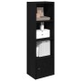 Estantería de madera de ingeniería roble negro 31x24x102 cm von , Bücherregale und Regale - Ref: Foro24-860338, Preis: 50,20 ...