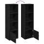 Estantería de madera de ingeniería roble negro 31x24x102 cm von , Bücherregale und Regale - Ref: Foro24-860338, Preis: 50,20 ...
