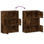 Estantería madera de ingeniería roble ahumado 60x24x76,5 cm von , Bücherregale und Regale - Ref: Foro24-860386, Preis: 62,50 ...