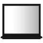 Espejo de baño madera contrachapada negro 40x10,5x37 cm de vidaXL, Tocadores de baño - Ref: Foro24-804554, Precio: 28,54 €, D...