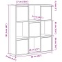 Estantería de madera de ingeniería blanca 89x24x101,5 cm von , Bücherregale und Regale - Ref: Foro24-860400, Preis: 98,87 €, ...