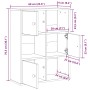 Estantería de madera de ingeniería roble artisan 60x24x76,5 cm von , Bücherregale und Regale - Ref: Foro24-860390, Preis: 65,...
