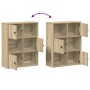 Estantería madera de ingeniería roble sonoma 60x24x76,5 cm de , Librerías y estanterías - Ref: Foro24-860384, Precio: 72,48 €