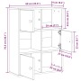 Estantería madera de ingeniería roble sonoma 60x24x76,5 cm by , Bookcases and shelves - Ref: Foro24-860384, Price: 69,67 €, D...