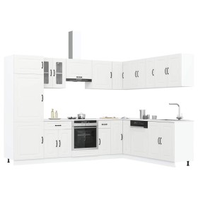 Mueble de cocina Kalmar blanco 14 piezas madera contrachapada de , Armarios de cocina - Ref: Foro24-3314971, Precio: 977,96 €...