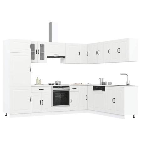 Mueble de cocina Kalmar blanco 14 piezas madera contrachapada von , Küchenschränke - Ref: Foro24-3314971, Preis: 977,96 €, Ra...