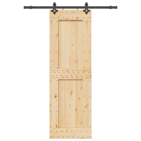 Puerta corredera con herrajes madera maciza de pino 70x210 cm von , Türen - Ref: Foro24-3332724, Preis: 169,75 €, Rabatt: %