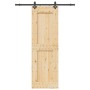 Puerta corredera con herrajes madera maciza de pino 70x210 cm von , Türen - Ref: Foro24-3332724, Preis: 169,75 €, Rabatt: %