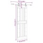 Puerta corredera con herrajes madera maciza de pino 70x210 cm von , Türen - Ref: Foro24-3332724, Preis: 169,75 €, Rabatt: %