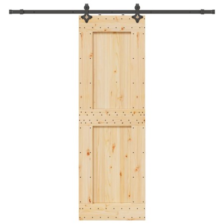 Puerta corredera con herrajes madera maciza de pino 70x210 cm von , Türen - Ref: Foro24-3332730, Preis: 183,50 €, Rabatt: %