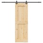 Puerta corredera con herrajes madera maciza de pino 70x210 cm von , Türen - Ref: Foro24-3332730, Preis: 183,50 €, Rabatt: %