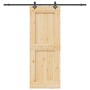Puerta corredera con herrajes madera maciza de pino 85x210 cm von , Türen - Ref: Foro24-3332732, Preis: 208,86 €, Rabatt: %