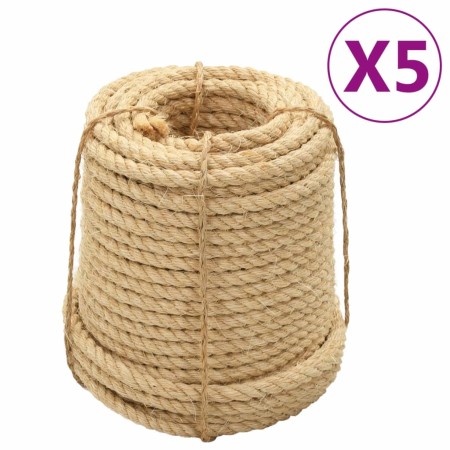Cuerdas de sisal 5 uds 20 mm 100 m von , Seile und Metallschnüre - Ref: Foro24-3196233, Preis: 831,40 €, Rabatt: %