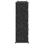 Estantería de cubos con 9 compartimentos y puertas PP negro by , Shoe racks and shoe organizers - Ref: Foro24-4019577, Price:...