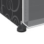 Estantería de cubos con 9 compartimentos y puertas PP negro by , Shoe racks and shoe organizers - Ref: Foro24-4019577, Price:...
