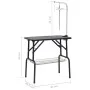 Adjustable Dog Grooming Table with 1 Bow and Basket by vidaXL, Pet hygiene products - Ref: Foro24-171067, Price: 102,61 €, Di...