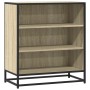Aparador madera ingeniería y metal roble Sonoma 68x35x76 cm von , Sideboards - Ref: Foro24-848975, Preis: 77,79 €, Rabatt: %