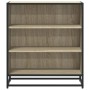 Aparador madera ingeniería y metal roble Sonoma 68x35x76 cm von , Sideboards - Ref: Foro24-848975, Preis: 77,79 €, Rabatt: %
