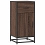 Aparador madera ingeniería y metal marrón roble 35,5x35x76 cm by , Sideboards - Ref: Foro24-848963, Price: 63,73 €, Discount: %