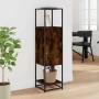 Aparador alto madera de ingeniería y metal 35,5x35x139 cm de , Aparadores - Ref: Foro24-849036, Precio: 74,00 €