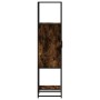 Aparador alto madera de ingeniería y metal 35,5x35x139 cm by , Sideboards - Ref: Foro24-849036, Price: 74,06 €, Discount: %