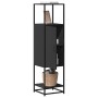 Aparador alto madera de ingeniería y metal 35,5x35x139 cm by , Sideboards - Ref: Foro24-849034, Price: 79,56 €, Discount: %