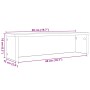 Estantería cocina apilable madera ingeniería roble ahumado von , Behälter für Küchenutensilien - Ref: Foro24-860489, Preis: 1...