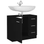 Black plywood sink cabinet 63x30x54 cm by vidaXL, Bathroom furniture - Ref: Foro24-804185, Price: 70,01 €, Discount: %