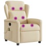 Sillón de masaje reclinable de tela crema von , Sessel - Ref: Foro24-4015594, Preis: 215,54 €, Rabatt: %