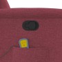 Sillón de masaje reclinable de tela color vino tinto by , Armchairs - Ref: Foro24-4015589, Price: 204,16 €, Discount: %