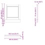 Panel para lavavajillas Porto madera contrachapada blanco von , Küchenschränke - Ref: Foro24-854137, Preis: 41,99 €, Rabatt: %