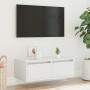 Mueble de TV con luces LED blanco 75x35,5x25 cm von , TV-Möbel - Ref: Foro24-860229, Preis: 67,72 €, Rabatt: %