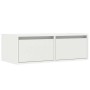 Mueble de TV con luces LED blanco 75x35,5x25 cm von , TV-Möbel - Ref: Foro24-860229, Preis: 67,72 €, Rabatt: %