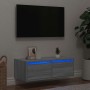 Mueble de TV con luces LED sonoma gris 75x35,5x25 cm von , TV-Möbel - Ref: Foro24-860234, Preis: 71,58 €, Rabatt: %