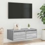 Mueble de TV con luces LED sonoma gris 75x35,5x25 cm von , TV-Möbel - Ref: Foro24-860234, Preis: 71,58 €, Rabatt: %