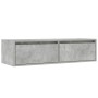 Mueble de TV con luces LED gris hormigón 100X35,5x25 cm von , TV-Möbel - Ref: Foro24-860241, Preis: 80,02 €, Rabatt: %