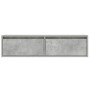 Mueble de TV con luces LED gris hormigón 100X35,5x25 cm von , TV-Möbel - Ref: Foro24-860241, Preis: 80,02 €, Rabatt: %