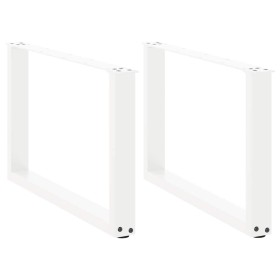 Patas de mesa de centro forma U 2uds acero blanco 60x(42-43) cm von , Tischbeine - Ref: Foro24-4013161, Preis: 59,82 €, Rabat...