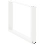 Patas de mesa de centro forma U 2uds acero blanco 60x(42-43) cm by , Table legs - Ref: Foro24-4013161, Price: 61,03 €, Discou...