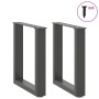 Patas para mesa de centro en forma de U 2 uds antracita acero von , Tischbeine - Ref: Foro24-4013154, Preis: 62,82 €, Rabatt: %