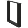 Patas de mesa de centro forma U 2uds acero negro 50x(42-43) cm by , Table legs - Ref: Foro24-4013156, Price: 82,27 €, Discoun...
